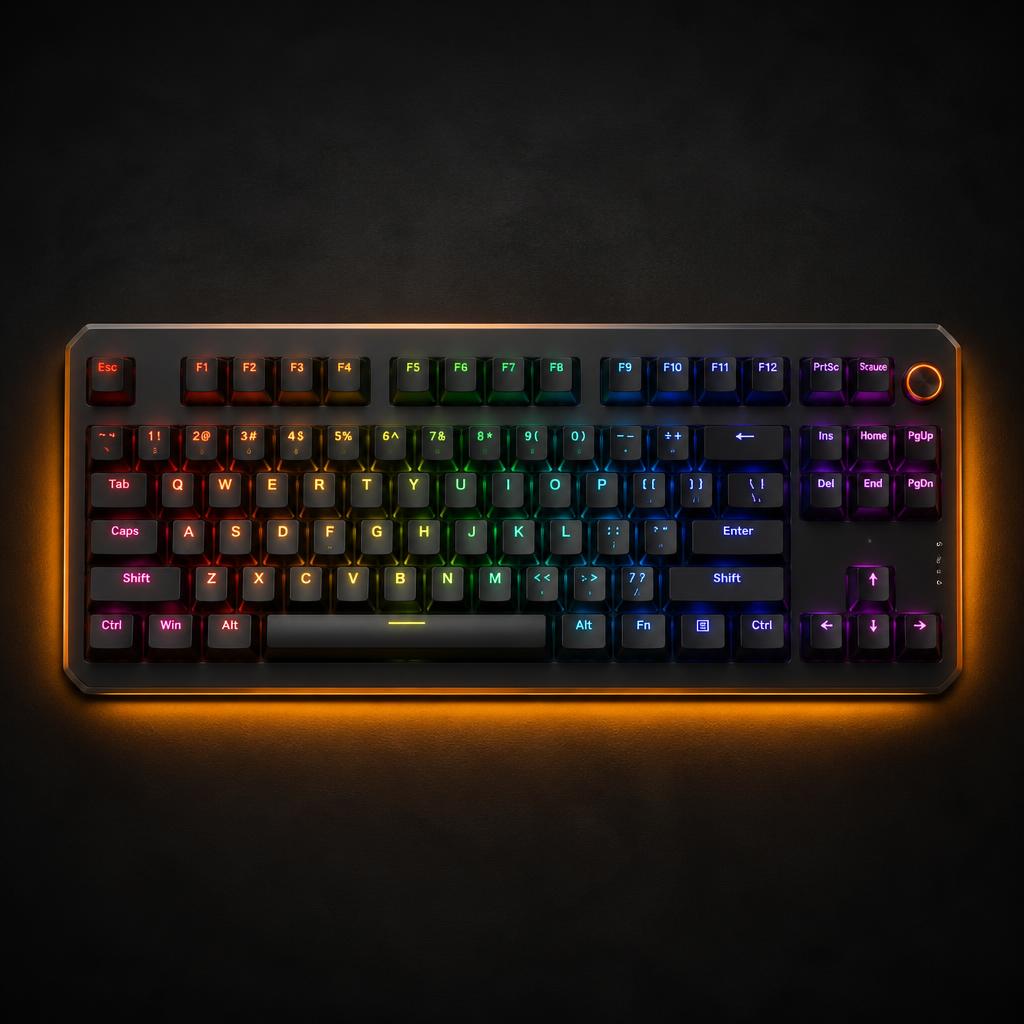 Teclado Mecánico RGB Switch Rojo